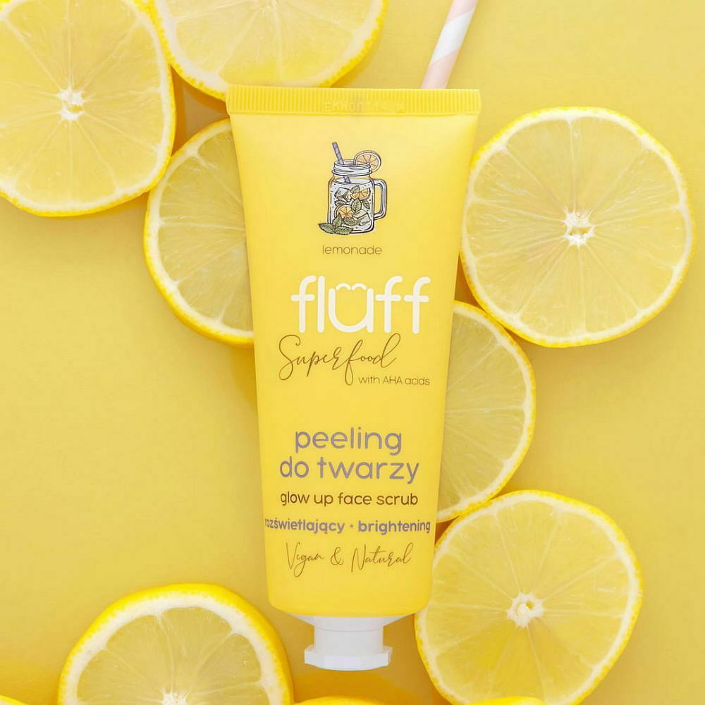 Fluff Glow up Brightening Face Scrub Lemonade