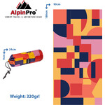 AlpinPro Dryfast Shapes Πετσέτα Θαλάσσης 180x90εκ.