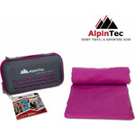 AlpinPro Dryfast Πετσέτα Σώματος Microfiber Purple - Μωβ Navy 180x90cm
