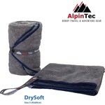 AlpinPro Drysoft Πετσέτα Προσώπου Microfiber Μπλε 80x40εκ.