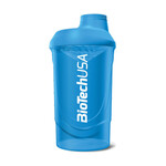 Biotech USA Wave Shaker Πρωτεΐνης 600ml Πλαστικό Μπλε