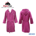 AlpinPro Nemo Παιδικό Μπουρνούζι Κολυμβητηρίου Pink Microfiber 133cm-144cm (10-11years)