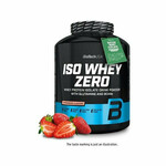 Biotech USA Iso Whey Zero With Glutamine & BCAAs Πρωτεΐνη Ορού Γάλακτος Χωρίς Γλουτένη & Λακτόζη με Γεύση Φράουλα 2.27kg