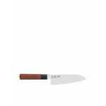 KAI Seki Magoroku Red Wood Μαχαίρι Santoku από Ανοξείδωτο Ατσάλι 17cm MGR-0170S
