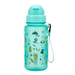 AlpinPro Παιδικό Παγούρι Πλαστικό με Καλαμάκι Non Spill AlpinTec Kids Forest animals 400ml
