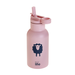 Ecolife Animal Παιδικό Παγούρι Θερμός Ανοξείδωτο με Καλαμάκι Sheep 350ml