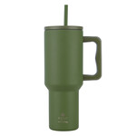 Estia  Straw Tumbler XL Handled Tumbler Θερμός Ανοξείδωτο 1200ml Forest Spirit 01-32173