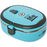 Ecolife Double Wall Δοχείο Φαγητού Θερμός Πλαστικό Μπλε 800ml