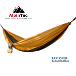 AlpinPro Explorer Αιώρα Αλεξίπτωτο Διπλή Υφασμάτινη Πράσινη -Κίτρινη 300x200εκ.
