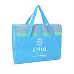 Estia Ψάθα Παραλίας Πλαστική Γαλάζια 180x86εκ.
