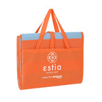 Estia Ψάθα Παραλίας Πλαστική Πορτοκαλί 180x86εκ.