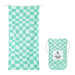 Dock & Bay: Πετσέτα θαλάσσης Quickdry - Check Mate Microfiber (Μικροϊνες) Large  200x90cm