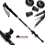 AlpinPro Τηλεσκοπικά Μπατόν Ορειβασίας Αλουμινίου 2τμχ Μπλε Ραφ