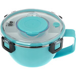 Ecolife Double Wall Round Δοχείο Φαγητού Inox Θερμός Μπλε 850ml