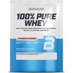 Biotech USA 100% Pure Whey Πρωτεΐνη Ορού Γάλακτος Χωρίς Γλουτένη με Γεύση Φράουλα 28gr