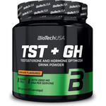 Biotech USA TST + GH Συμπλήρωμα για Προπόνηση & Ενίσχυση της Τεστοστερόνης 300gr Πορτοκάλι