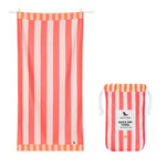 Dock & Bay: Πετσέτα θαλάσσης Quickdry - Ipanema Orange Microfiber (Μικροϊνες)  Large  160x90cm