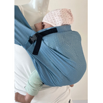 Mini Monkey: Μάρσιπος-Sling Ελαφρύς και αδιάβροχος- blue