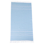 Estia Πετσέτα Θαλάσσης Azure Stripes Βαμβακερή 80x170cm Γαλάζιο 00-31107