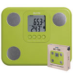 Tanita BC-730 Ψηφιακή Ζυγαριά Λιπομετρητής - Πράσινο - 3 Έτη Εγγύηση