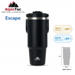 AlpinPro Θερμός Escape 1050ml Μαύρο