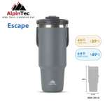 AlpinPro Θερμός Escape 1050ml Γκρί