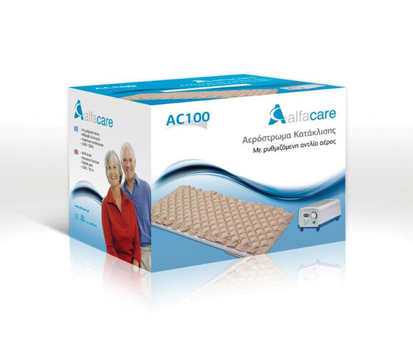Alfacare Σετ στρώμα κατάκλισης κυψελωτό με αντλία AC-100