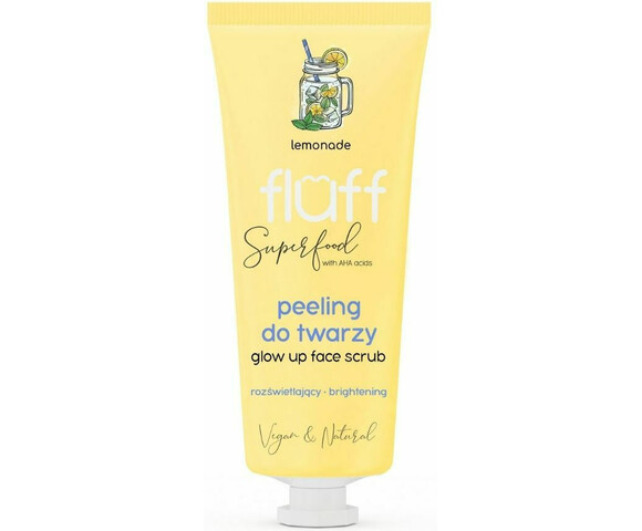 Fluff Glow up Brightening Face Scrub Lemonade