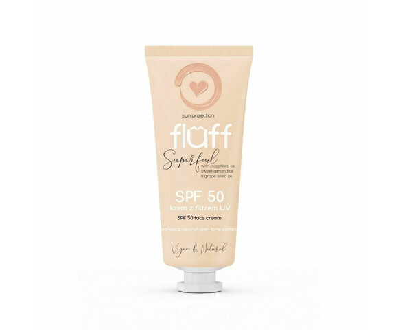 Fluff Skin tone Correcting Αντηλιακή Κρέμα Προσώπου SPF50