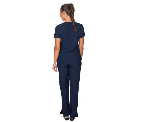 Alezi Stretch Σετ Ιατρικό Παντελόνι και Μπλούζα Γυναικεία-Σκούρο Μπλε