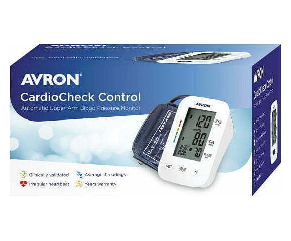 Avron Cardiocheck Control Ψηφιακό Πιεσόμετρο Μπράτσου με ανίχνευση Αρρυθμίας AVR1151
