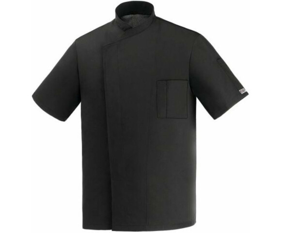 Egochef Σακάκι Σεφ 100% Microfiber Unisex με Κοντό Μανίκι Ottavio Μαύρο