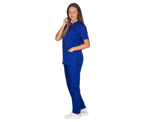 ALEZI Ιατρική στολή Παντελόνι- Μπλούζα unisex-Μπλε