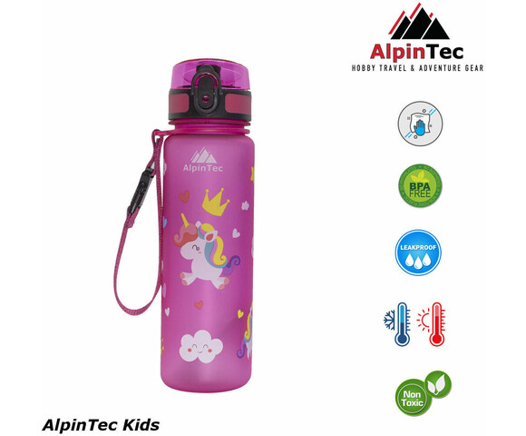 AlpinPro Πλαστικό Παγούρι C-500 Pink Pony 500ml