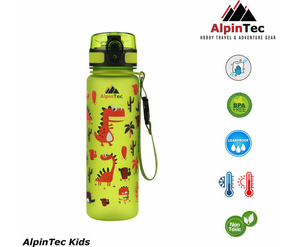 AlpinPro Πλαστικό Παγούρι Dino 500ml