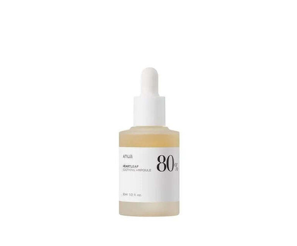 Anua Heartleaf 80% Soothing Ampoule Ενυδατικό Serum Προσώπου 30ml