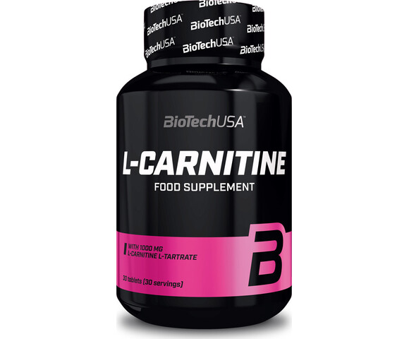 Biotech USA L-Carnitine Συμπλήρωμα Διατροφής με Καρνιτίνη 1000mg 30 ταμπλέτες