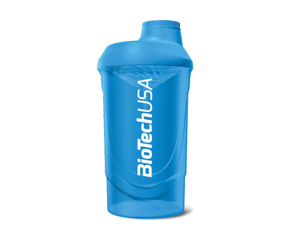 Biotech USA Wave Shaker Πρωτεΐνης 600ml Πλαστικό Μπλε