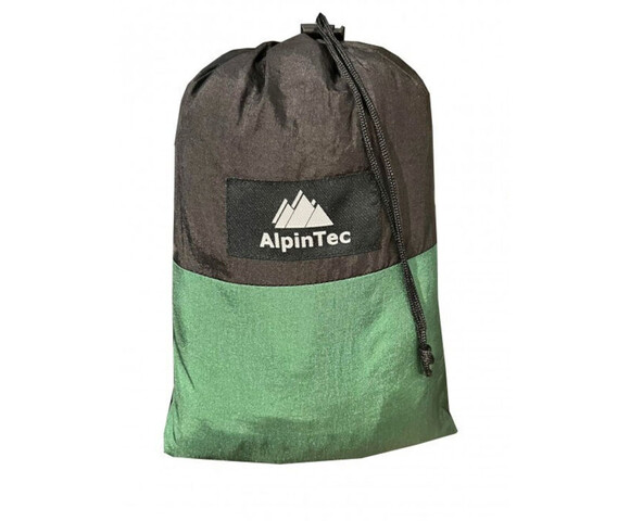 AlpinPro Explorer Αιώρα Αλεξίπτωτο Διπλή Υφασμάτινη Πράσινο-Μαύρο 300x200εκ.