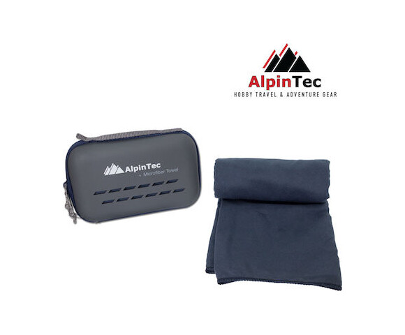 AlpinPro Dryfast Πετσέτα Σώματος Microfiber Μπλε- Navy 180x90cm