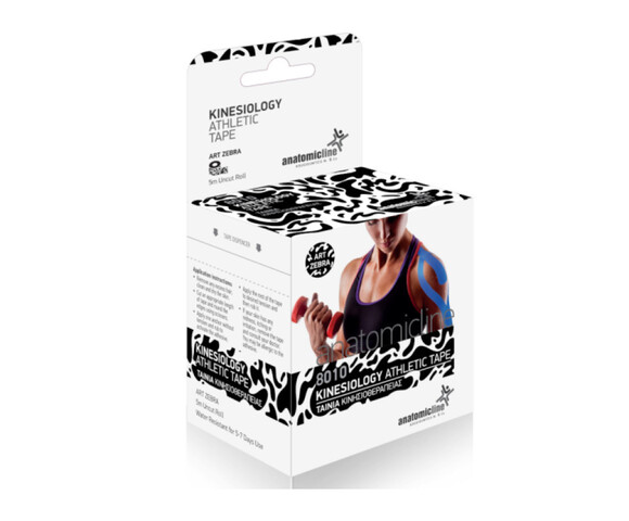 Anatomicline Kinesio Tape 8010 Ταινία Κινησιοθεραπείας Art Zebra