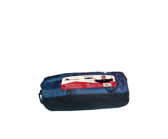 AlpinPro Μπουρνούζι ενηλίκων Nemo microfiber - Black
