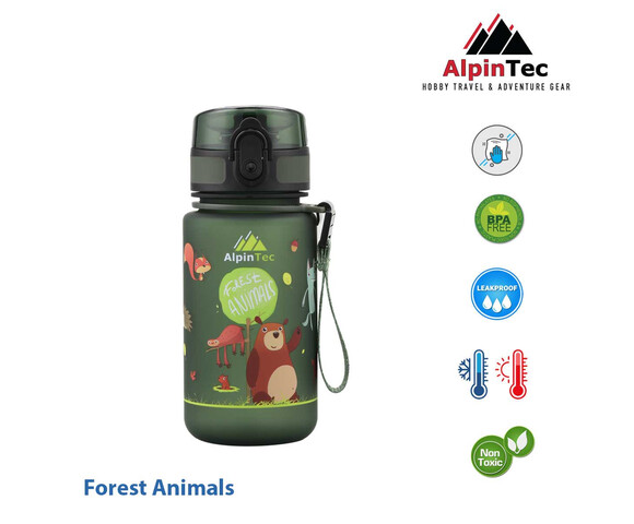 AlpinPro Παγούρι Forest Σκούρο Πράσινο 350ml