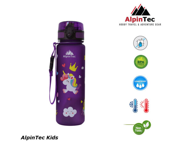 AlpinPro Παγούρι Kids Unicorn Purpple 500ml