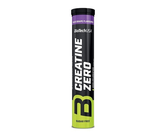 BiotechUSA Creatine Zero Αναβράζοντα δισκία (18 tabs) - Blue Grape