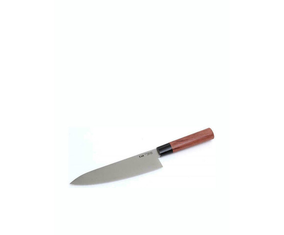 KAI Seki Magoroku Red Wood Μαχαίρι Chef από Ανοξείδωτο Ατσάλι 20cm MGR-0200C