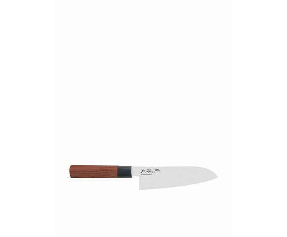 KAI Seki Magoroku Red Wood Μαχαίρι Santoku από Ανοξείδωτο Ατσάλι 17cm MGR-0170S