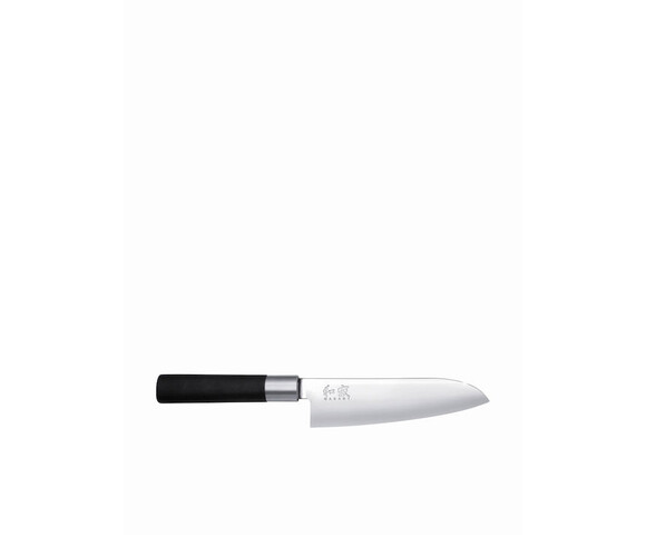 Kai Wasabi Black Μαχαίρι Santoku από Ανοξείδωτο Ατσάλι 16.5cm 6716S