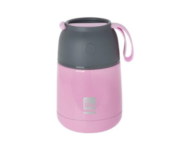 Ecolife Βρεφικό Θερμός Φαγητού Ανοξείδωτο Pink 450ml