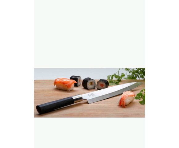 ΚΑΙ  Wasabi Black Μαχαίρι Φιλεταρίσματος από Ανοξείδωτο Ατσάλι 24cm 6724Y